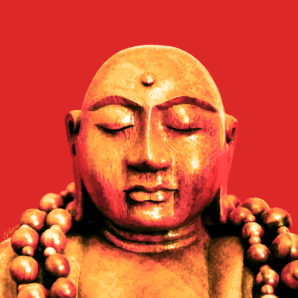 Red Buddha · cm60X60