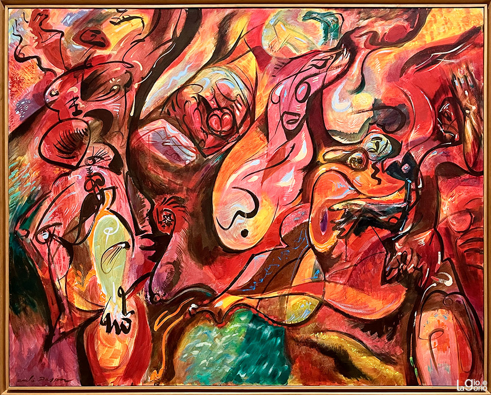 Engloutissement · Olio su Tela · Andre Masson (1968)