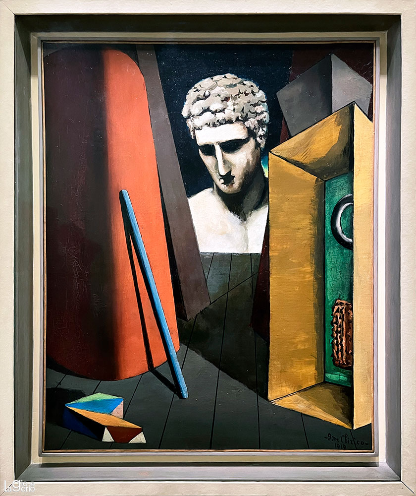 Mélancolie hermétique · Olio su tela · Giorgio De Chirico (1919)