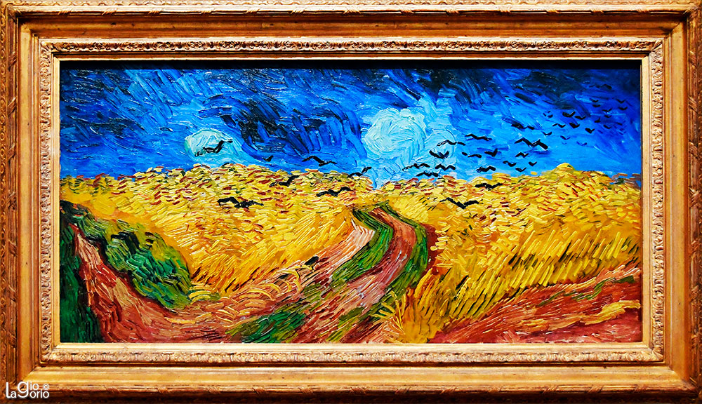 Champ de blé aux corbeaux · Vincent van Gogh · Olio su tela (1890)