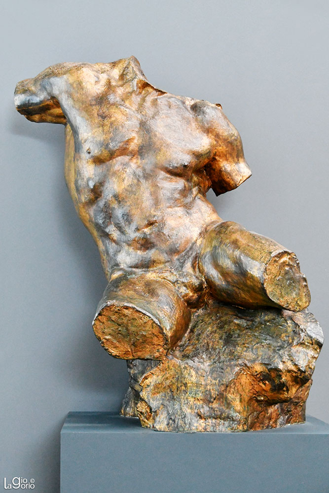 Torse d'homme · Jules Desbois · Bronzo dorato (1934)