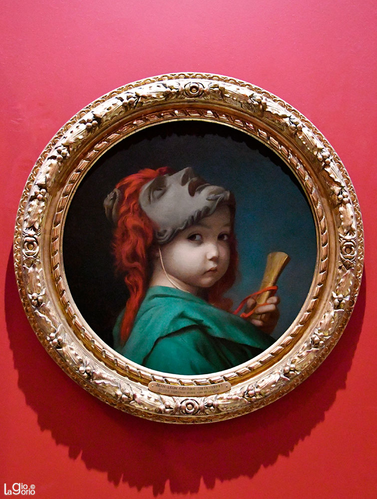Enfant avec un masque · Olio su tela · Jean Léon  Gérôme (1856) · Musée d Orsay 2023 © Gio Lagorio   33