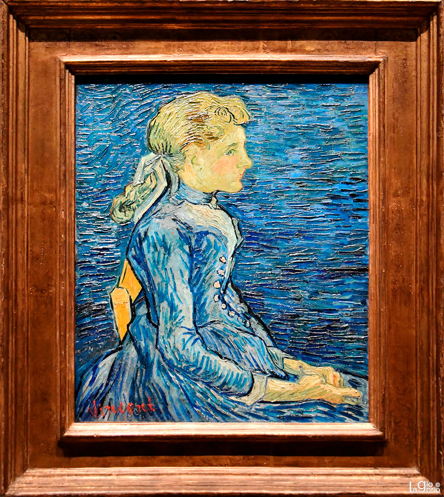 Portrait de Adeline Ravoux · Olio su tela · Vincent van Gogh (1890) · Musée d'Orsay · Paris